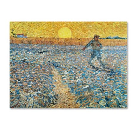 Trademark Fine Art Vincent van Gogh 'Sower 1888' Canvas Art, 18x24 BL01418-C1824GG